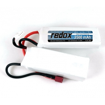 Redox ASG 3500 mAh 11,1 V 20 C (Split) (2+1) - LiPo-Pack